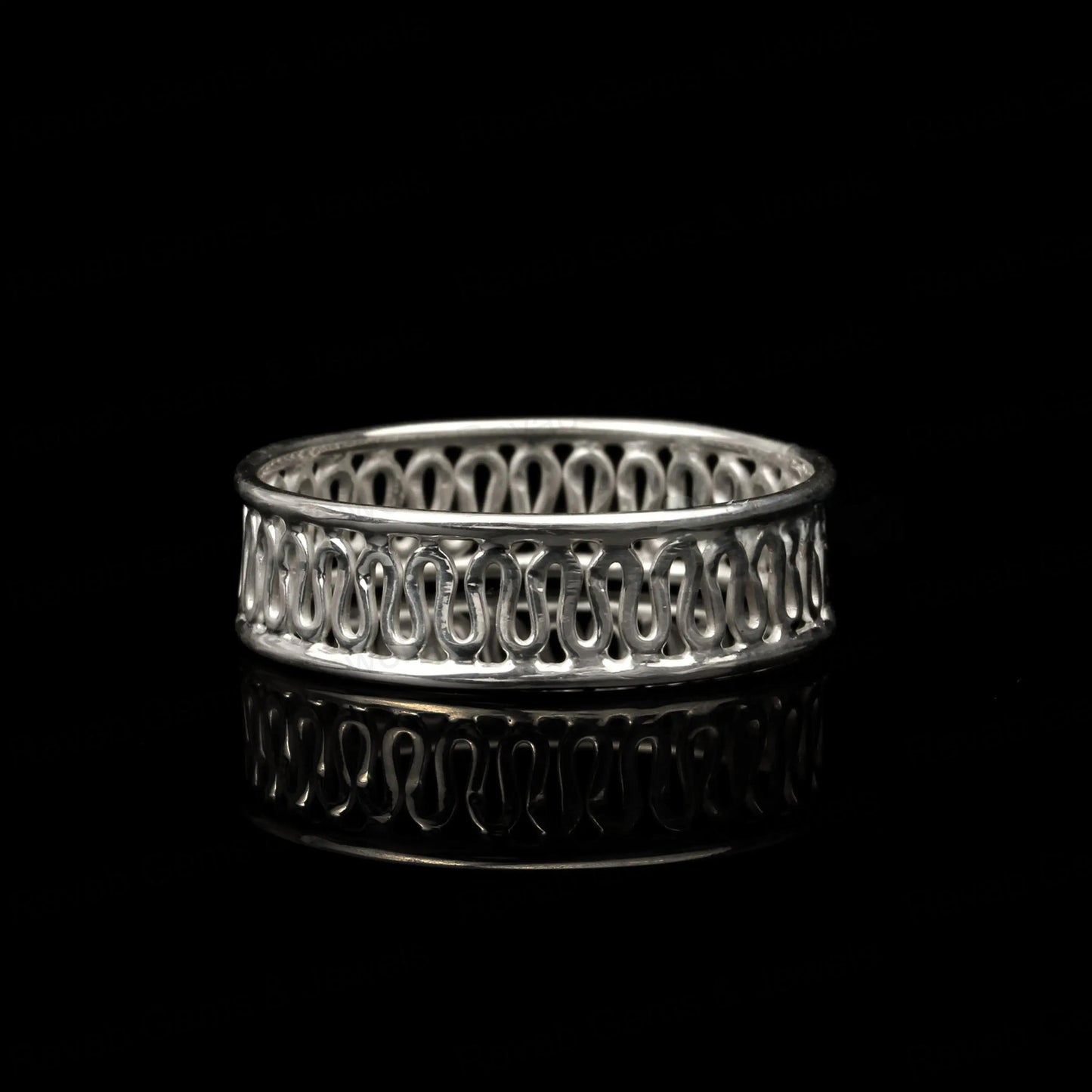 925 Sterling Solid Silver Ring, Unisex Men Women, Rope Scroll Bali Ring, Band Braided Design, Thumb Ring, Everyday Wear Ring, Birthday Gifts