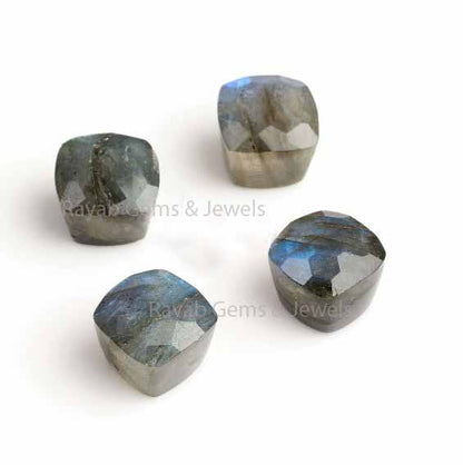 Cushion Football Cut, Semi Precious Stone, Hydrothermal Quartz, 12 x 12 x 8 mm, Calibrated Faceted, Beautiful Gemstone, For Jewelry Making