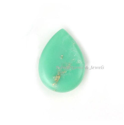 Natural Chrysoprase Pear 5x7mm to 16x22mm Smooth Briolette, Loose Gemstone, Semi Precious Stone, Calibrated Beads For Jewelry Making - 1 Pc