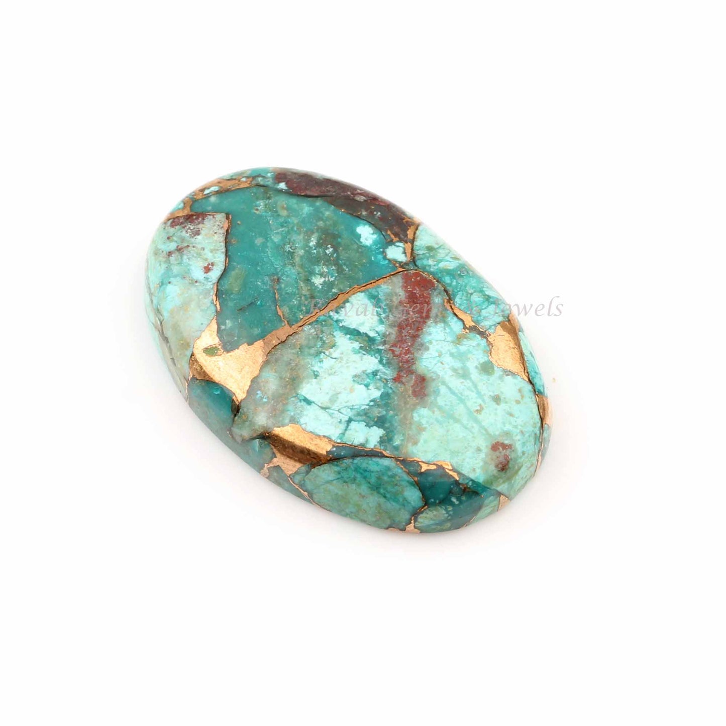 Chrysocolla Copper Cabochon Gemstone | 5x7mm to 20x30mm Oval Shape Smooth | Calibrated Loose Stones For DIY Jewelry Making 1 Pc