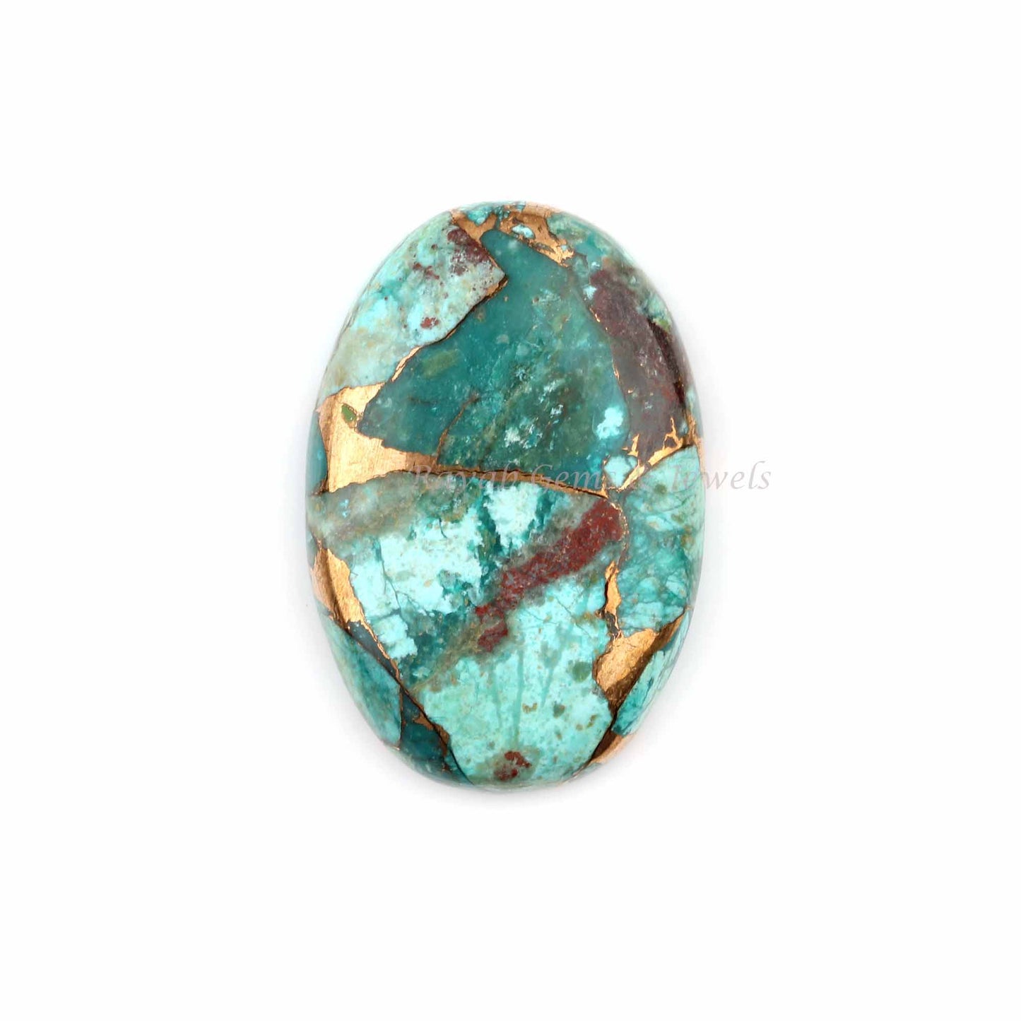 Chrysocolla Copper Cabochon Gemstone | 5x7mm to 20x30mm Oval Shape Smooth | Calibrated Loose Stones For DIY Jewelry Making 1 Pc