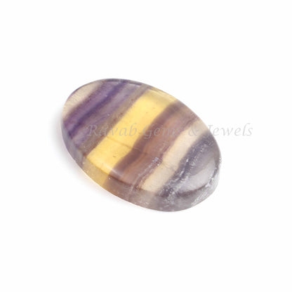 Natural Multi Fluorite Oval 5x7mm to 20x30mm Cabochon Loose Gemstone, Calibrated Smooth,Semi Precious Stone, For Jewelry Pendant Making 1 Pc