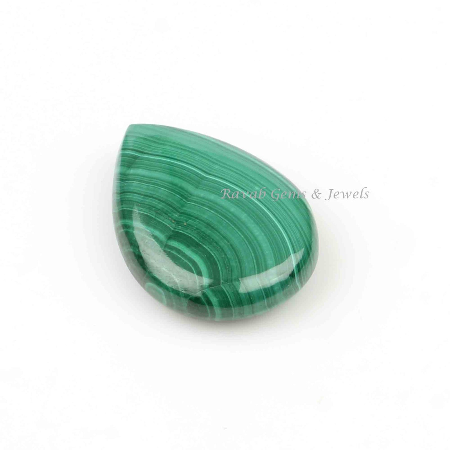 Natural Malachite Pear 5x7mm to 16x22mm Smooth Briolette, Calibrated Loose Gemstone, Semi Precious Stone, For Pendant Necklace Making - 1 Pc