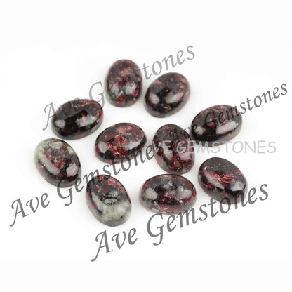 Natural Eudialyte, Oval Cabochon, Semi Precious Stone, Calibrated Stones For Jewelry, High Polished, All Sizes Available, Wholesale Supplier